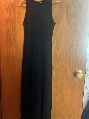Universal Thread Black Sleeveless Maxi Dress LARGE IS NWOT but XL HAS TAGS